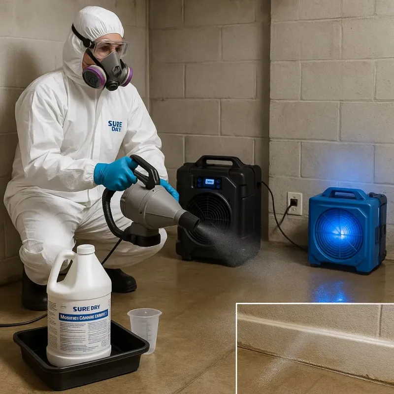 Sanitization and Odor Removal process in New London, IA